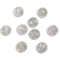Shimmer Glitter Filled Resin Beads 16mm Round Autumn Leaf 50pcs 6