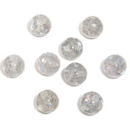 Shimmer Glitter Filled Resin Beads 16mm Round Autumn Leaf 50pcs 6