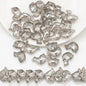 Plating 3D Dolphin Glass Beads 11x16mm Iridescent Colors 30pcs 18