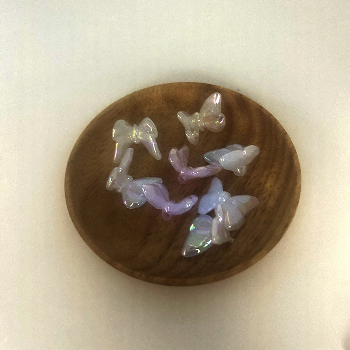 Glow Butterfly Acrylic Beads 21mm Stereo Glow in the Dark 10pcs 3