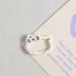 Zinc Alloy Kitty Trigger Spring Keyrings Painted Colorful 6pcs 7