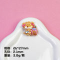 Dessert Cat Series Resin Beads Whimsical Mixed Shapes 20pcs 6
