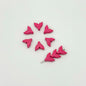 Mermaid Tail Metal Beads 10mm Pastel Painted Scales 20pcs 9