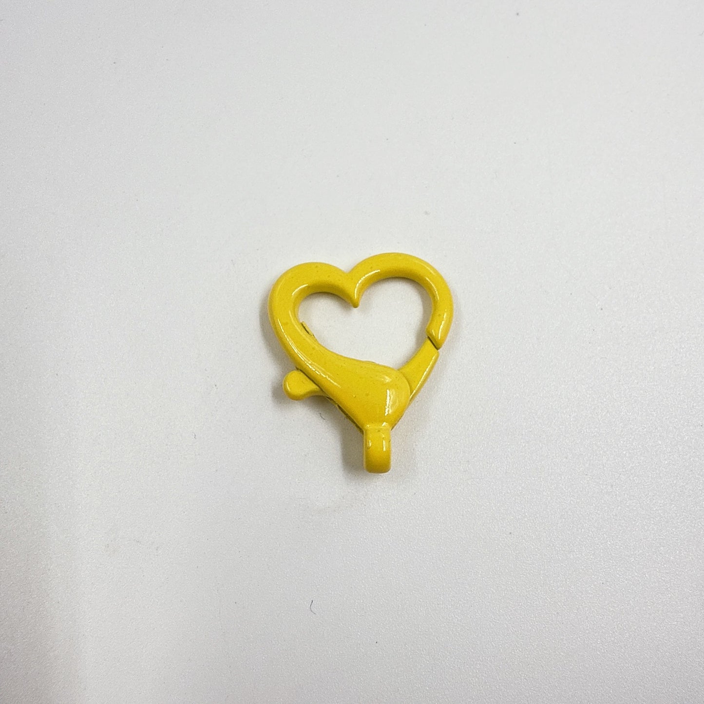 Spray Painted Alloy Heart Connector Clasps Metal Hardware 10pcs 8