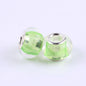 Acrylic Spacer Beads 14mm Glossy Transparent Dyed Core 100pcs 9