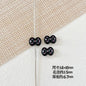 Heart and Rabbit Metal Beads Polka Dot Painted Alloy 10pcs 21