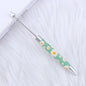 Beadable Ballpoint Pen Printed Flag Sunflower Pattern Long 167mm 13