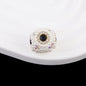 Pearl Encrusted Cube Clay Beads 20mm Rhinestone Accent 5pcs 12