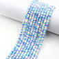 Flat Clay Beads 6mm Colorful Polymer Spacer Disc 10strands 49