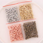 Wheel Shaped Acrylic Beads 8mm CCB Plastic Spacer 500pcs