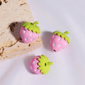 3D Fruit Enamel Metal Beads 15mm Hand Painted 10pcs 6