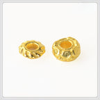 Alloy Spiral Patterned Tibetan Spacer Beads 4mm 100pcs 2