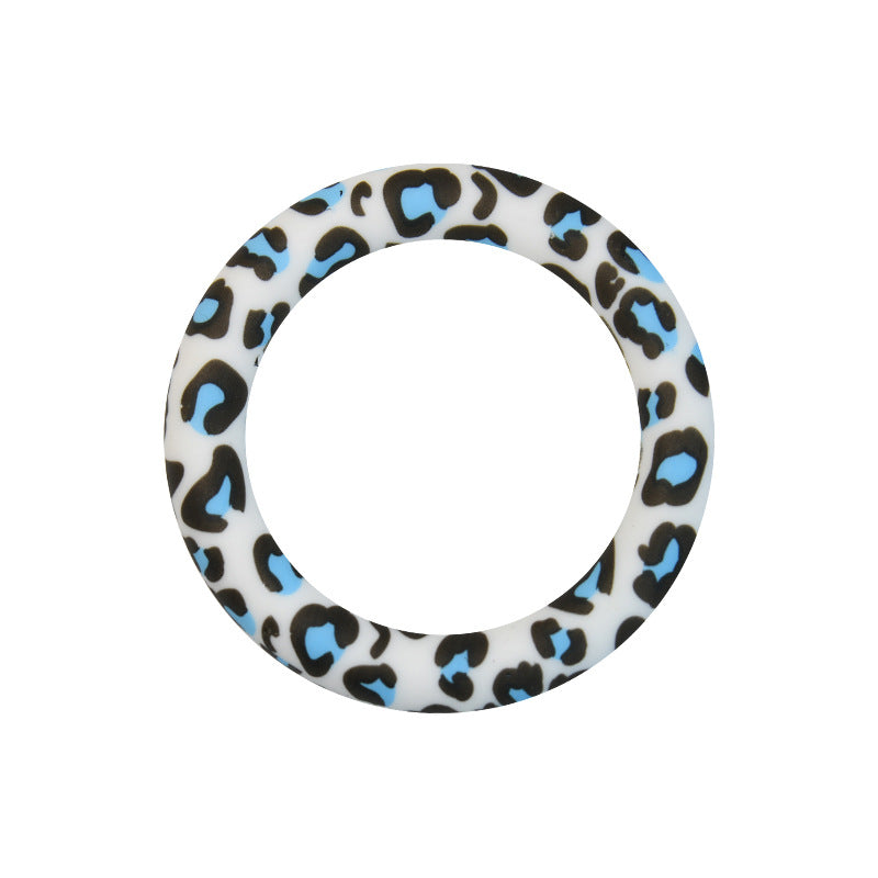 65mm Printed Silicone Rings Floral and Geometric Designs