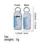 Neoprene Chapstick Holder Keychain Sanri Pattern Kawaii Animal 3pcs 8