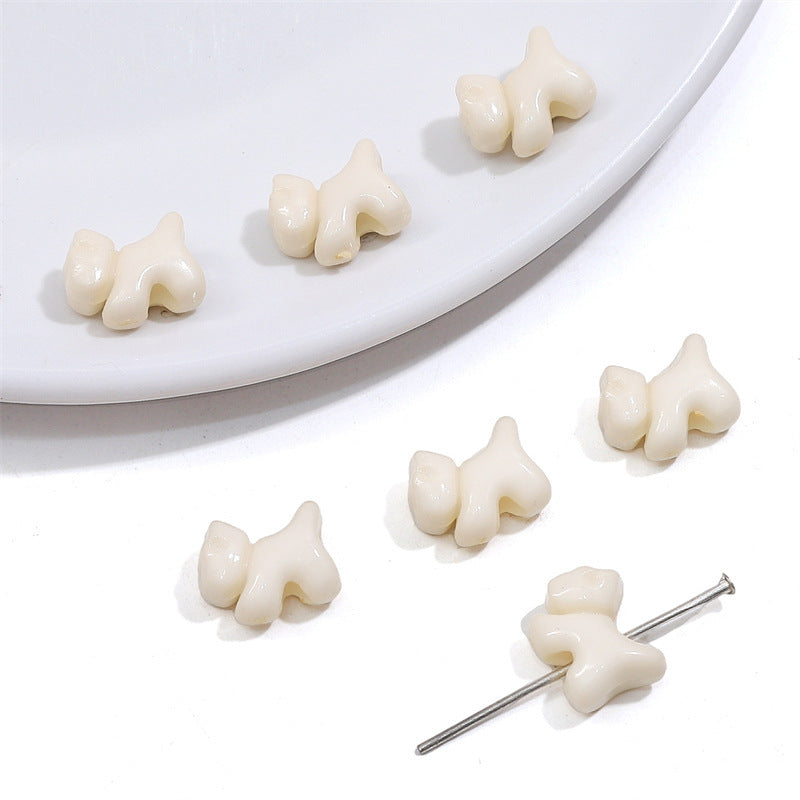 Solid Color Puppy Acrylic Beads 12mm Assorted Bright Pastel 100pcs 11