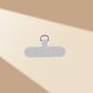 Fabric Tether Tabs Keychain Accessories 55mm Metal D Ring 20pcs 8