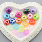 Acrylic Faceted Spacer Beads 15mm Large Hole 40pcs 3