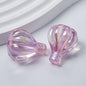 High Transparency UV Plating Hot Air Balloon Acrylic Beads 25-30mm 10pcs 6
