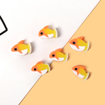 Fish Clay Beads Tropical Series Colorful Polymer 200pcs 3