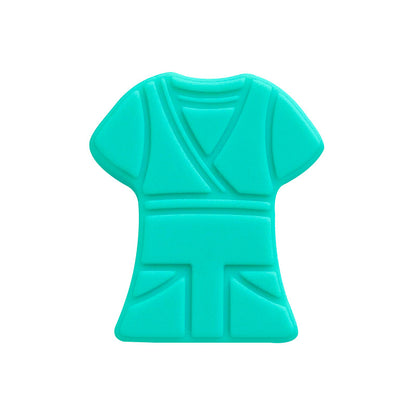 Silicone Focal Beads Kimono Design With Detailed Belt 10pcs 16