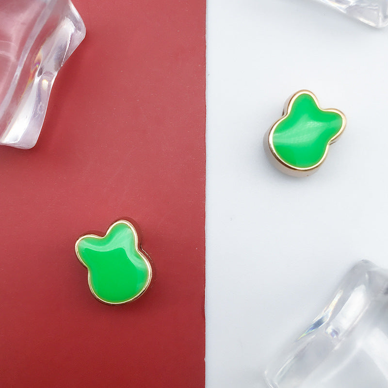 Enamel CCB Plastic Acrylic Beads 9-15mm Large Hole Playful Shapes 40pcs 15