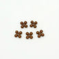 Four Leaf Clover Metal Beads 7.5mm Baking Painted Alloy Spacer 50pcs 17