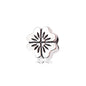 Plant Series Metal Beads Large Hole Antique Silver Tone 30pcs 8