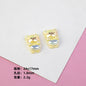 Plating Adorable Butter Bear Resin Beads Glossy Pastel Charms 20pcs 7