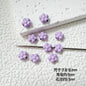 Heart Circle Floral Metal Beads Painted Solid Color Bulk 20pcs 35