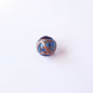 Ancient Fragrant Stained Painted Glass Beads 8mm Vintage 50pcs 6