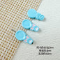 Spoon and Flower Metal Beads 15mm and 9mm Baking Painted 20pcs 8