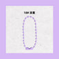 Multi Colored Iron Ball Chain Key Rings 10mm 12mm Length 100pcs 24