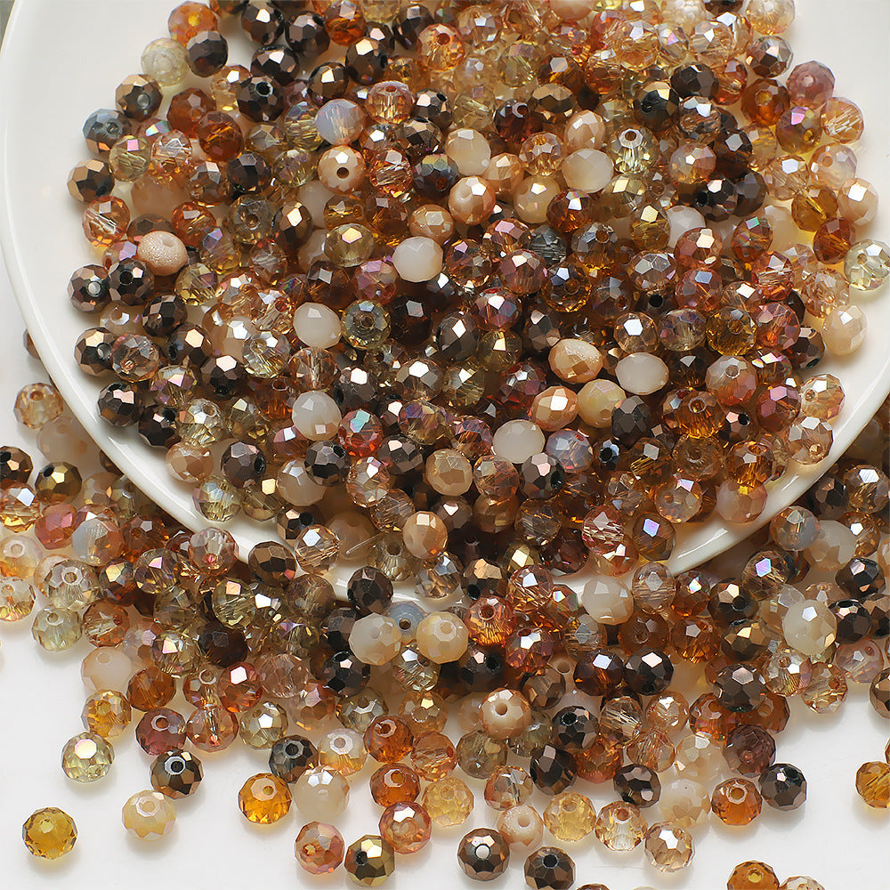 Czech Electroplated Faceted Glass Beads 8mm Soft Shimmer 100pcs 9