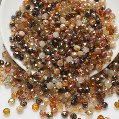 Czech Electroplated Faceted Glass Beads 8mm Soft Shimmer 100pcs 9