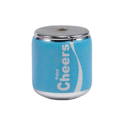 Plating Acrylic Beads 17-20mm Cola Can Design Colorful 10pcs 12