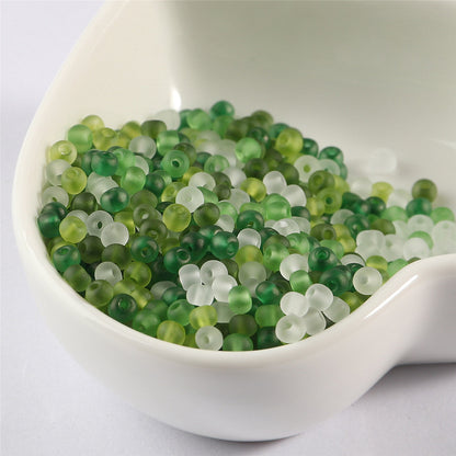 Frosted Seed Glass Beads 2mm Muted Rainbow Colors 800pcs 8