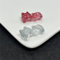 Transparent Corgi Butt Glass Beads 13mm Colorful Glossy 100pcs 10