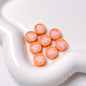 Bear Disc Acrylic Beads 12mm Colorful Mixed 10pcs 13