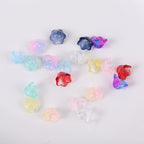 Czech Glass Beads Lily Orchid 10mm Transparent Mixed Colors 100pcs