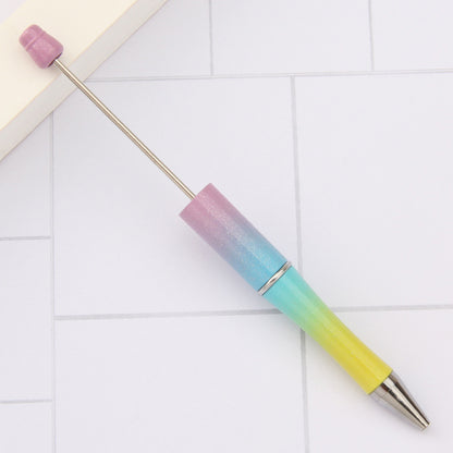 Beadable Plastic Pens 101 Colors Matte Pastel Shimmering Rainbow