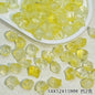 Clear Fox Head Glass Beads 14mm Transparent Playful Design 25pcs 9