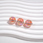 Luminous Rhinestone Chain Enlaced Resin Beads 16mm Round 10pcs 14