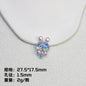 Glitter Bunny Lollipop Resin Beads 28mm Iridescent 10pcs 7