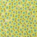 Flat Clay Beads 10mm Christmas Holly Fruit Polymer 100pcs 6