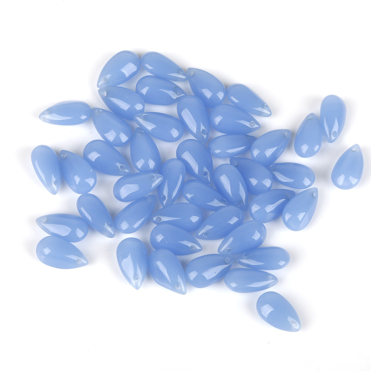 Czech Glass Beads Teardrop 8x14mm Smooth Polished 10pcs 23