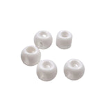 Colored Four-Hole Acrylic Beads Large Hole Chunky Mixed Finishes 100pcs 5