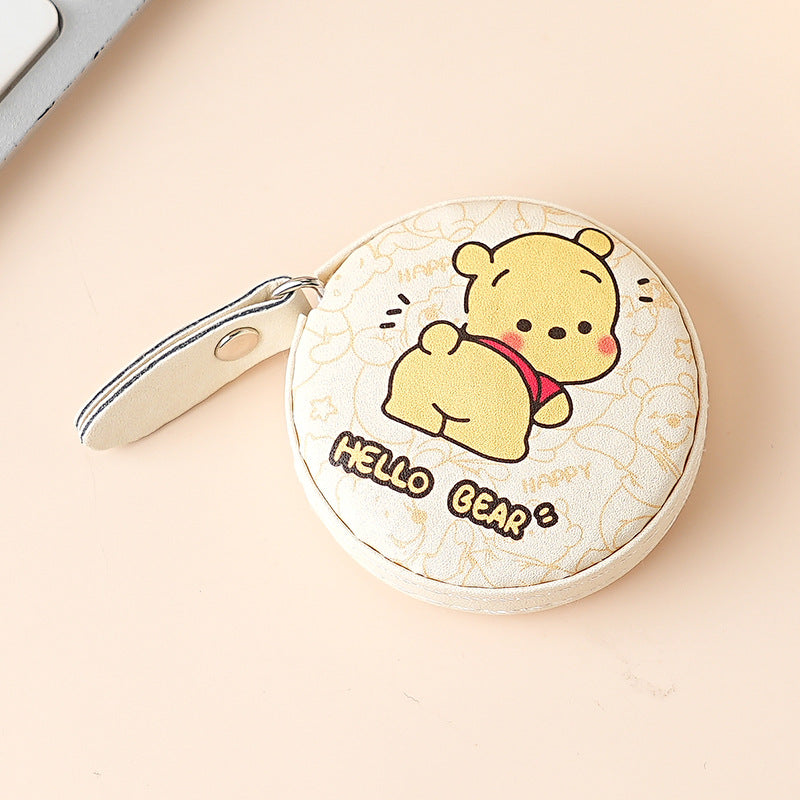 Retractable Cartoon Character Dual Scale Measuring Tape 5cm 1pc 6