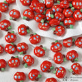 Ceramic Santa Claus and Clown Series Clay Beads Hand Painted 10pcs 2