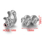 Stainless Steel Twist Metal Beads 8-11mm Color Retaining 5pcs 13
