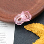 Resin Spacer Beads Pink Tone 40pcs 22